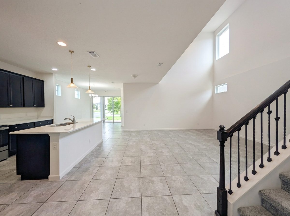 Kitchen island open to the great room at 2275 Abilia Aly, Apopka